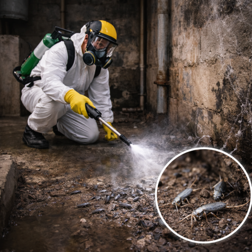 Gümüşçün (Nem Böceği) İlaçlama