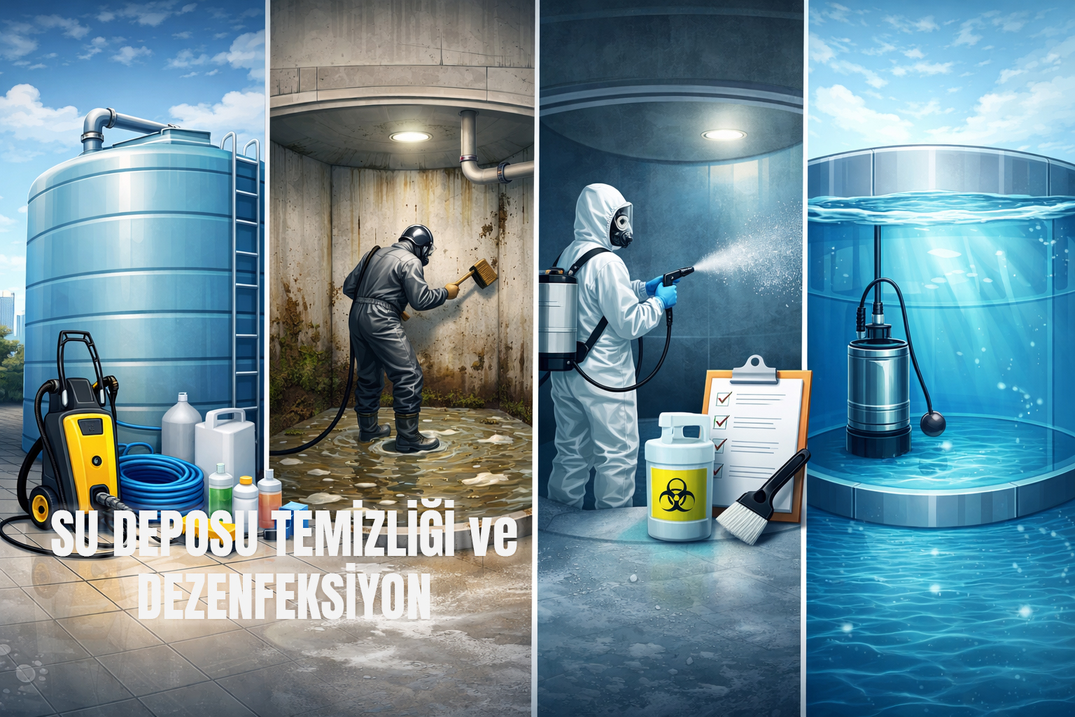 SU DEPOSU TEMİZLİĞİ ve DEZENFEKSİYON